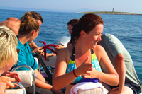 Adventure RIB trips by Ilirio - sea star in hand